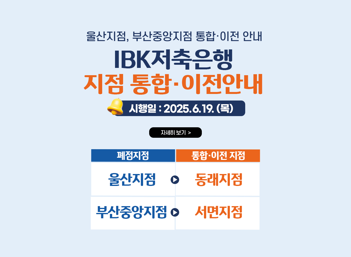 지점 통합이전안내